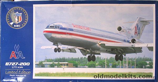 KMC 1/72 Boeing 727-200 American Airlines, PA01 plastic model kit